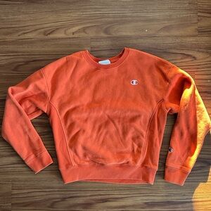 Champion reverse weave Orange Crewneck